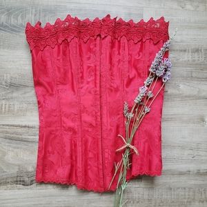 Red Lace Corset